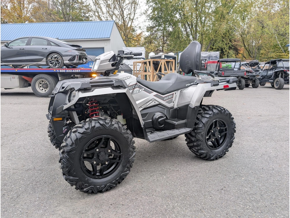 2018 Polaris Sportsman Touring 570 Titanium Eps 2 Places Vtt 2 Places Confort Passager Duo Balade Sentier Chasse Bois Direction Assistée Inspecté Prêt À Rouler Familial Outlander Max Kodiak Trv Kingquad alt
