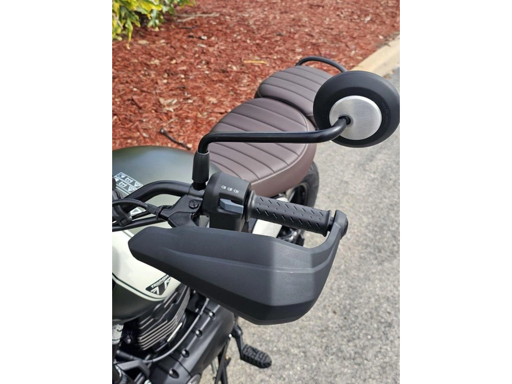 2026 Triumph Scrambler 400 X Matte Khaki Green/matte Fusion White