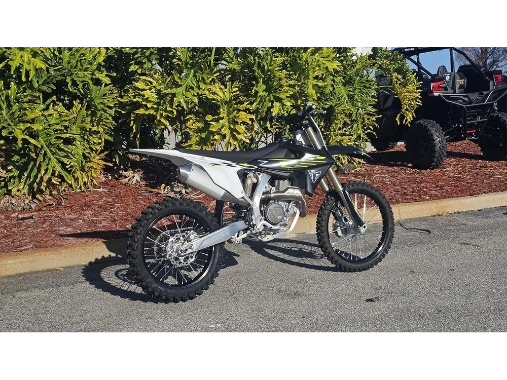 2026 Triumph Tf 450-x Jet Black/pure White