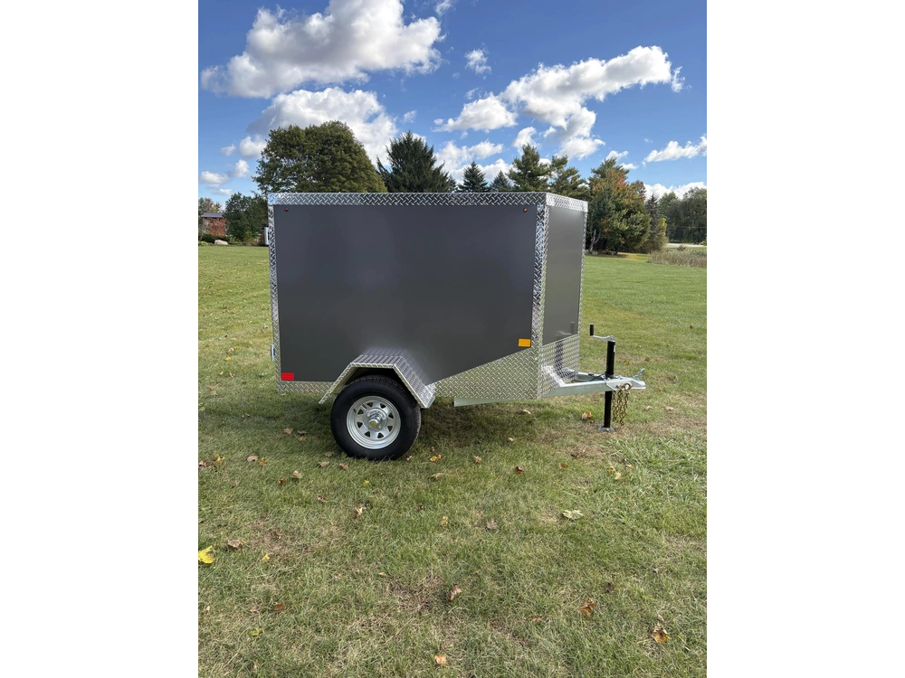 2027 Rhino Galvanized Enclosed 4' X 6' Sa Ramp