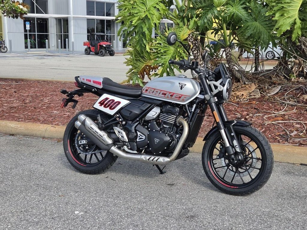 2026 Triumph Tracker 400 Aluminum Silver