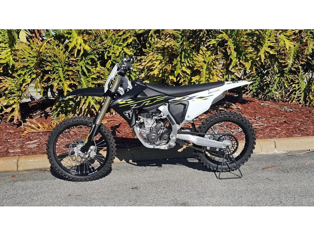 2026 Triumph Tf 250-x Jet Black/pure White