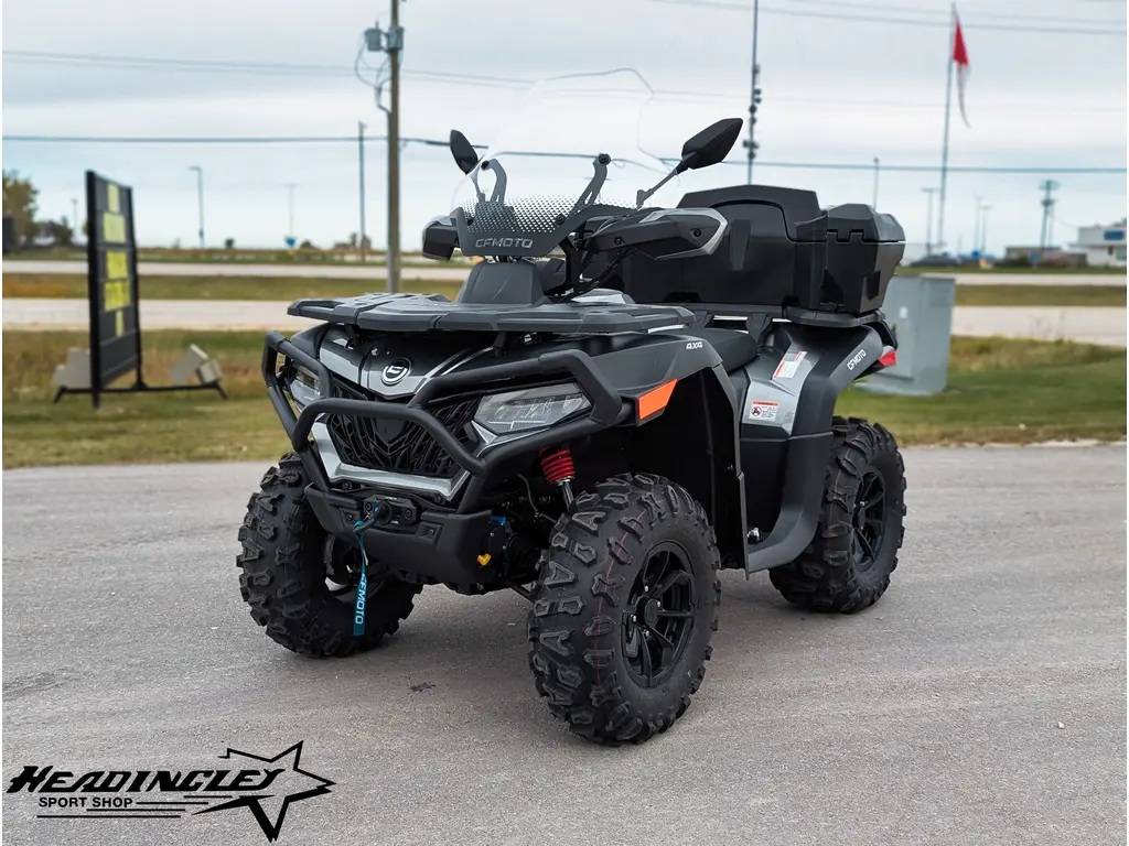2026 CFMOTO CFORCE 600 // Velocity Grey - w/ Bumpers, Windshield, Cargo Box & Heated Grips