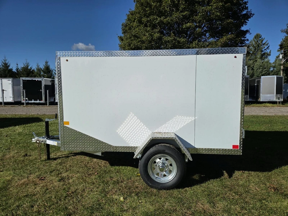 2027 Rhino Galvanized Enclosed 4' X 8' Ramp