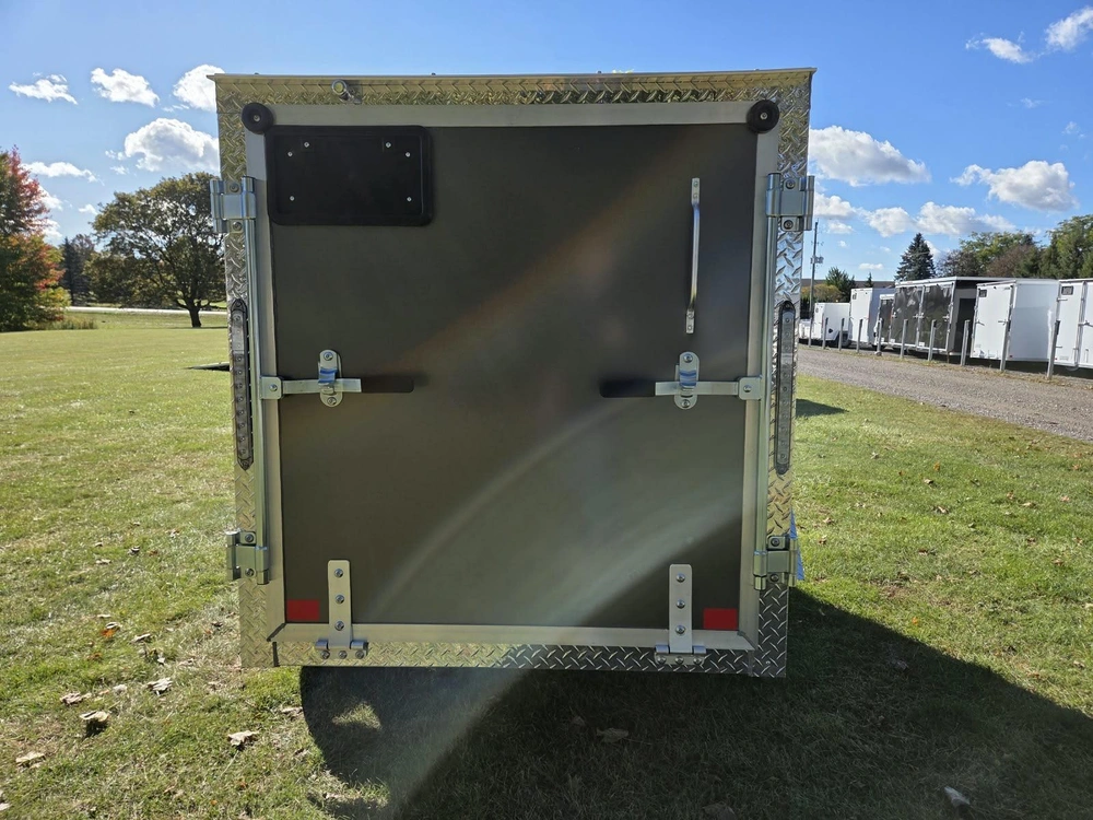 2027 Rhino Galvanized Enclosed 4' X 8' Ramp