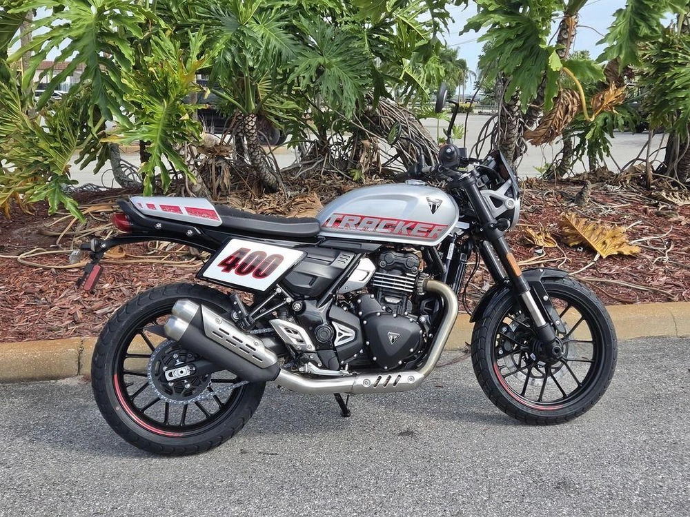 2026 Triumph Tracker 400 Aluminum Silver