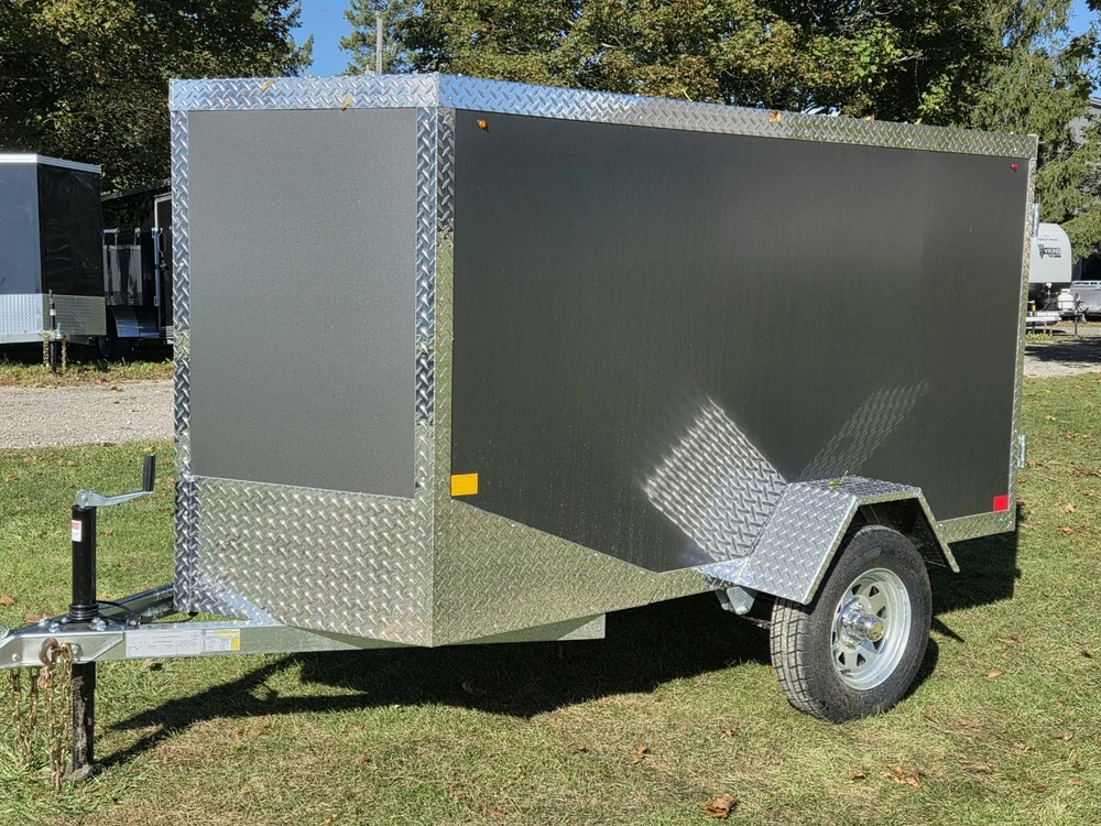 2027 Rhino Galvanized Enclosed 4' X 8' Ramp