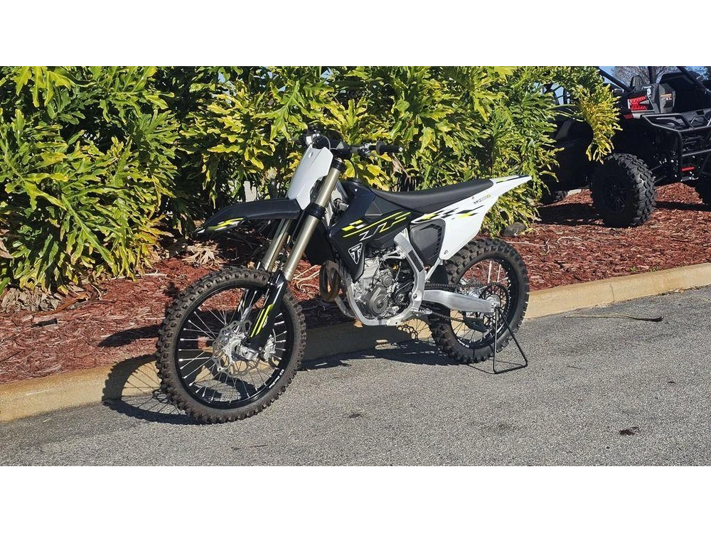 2026 Triumph Tf 450-x Jet Black/pure White