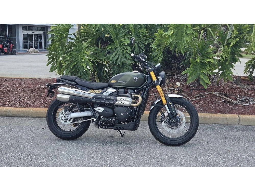 2026 Triumph Scrambler 900 Matt Khaki Green