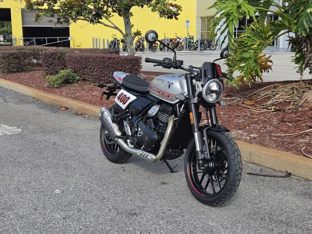 2026 Triumph Tracker 400 Aluminum Silver