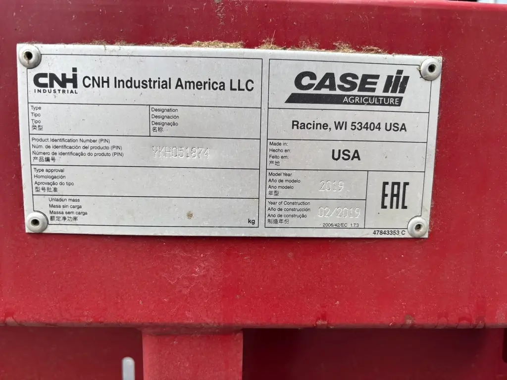 2019 Case IH 3162