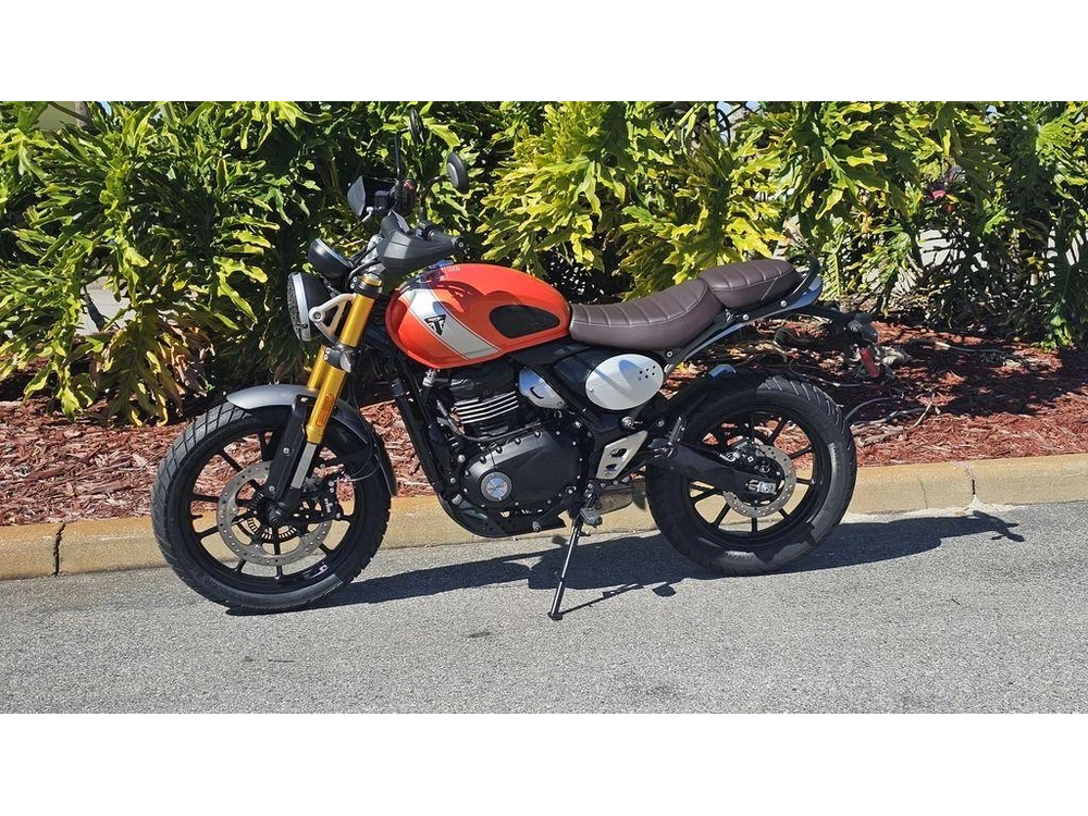 2026 Triumph Scrambler 400 X Baja Orange/aluminium