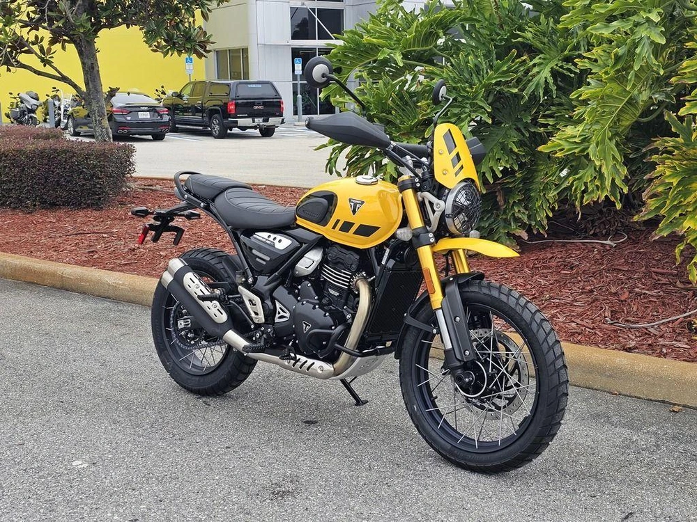 2026 Triumph Scrambler 400 Xc Racing Yellow