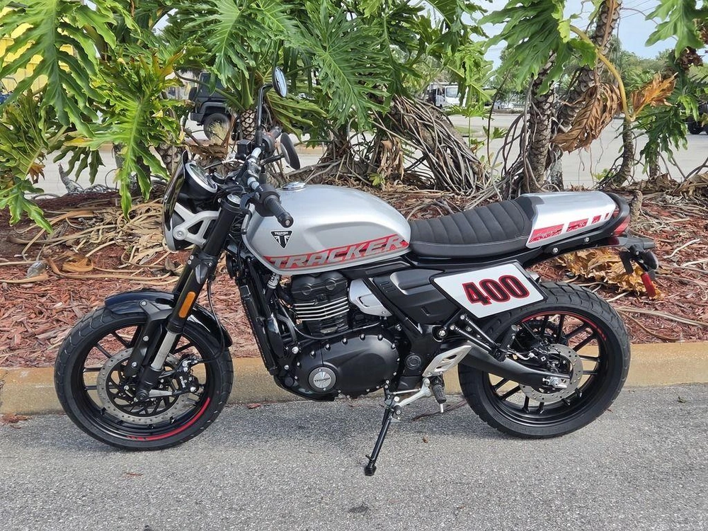 2026 Triumph Tracker 400 Aluminum Silver