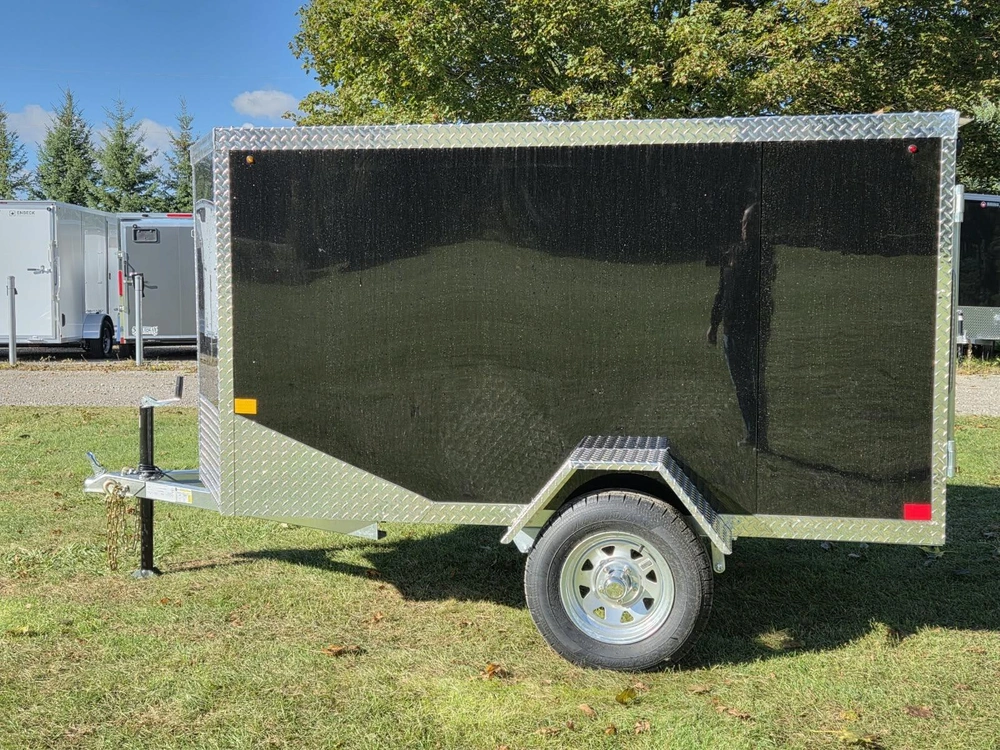 2027 Rhino Galvanized Enclosed 4' X 8' Ramp
