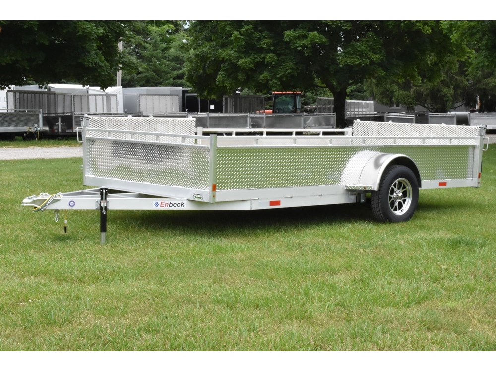 2027 Enbeck Side Loader Aluminum Utility 7' X 14' Sa Sideloader alt