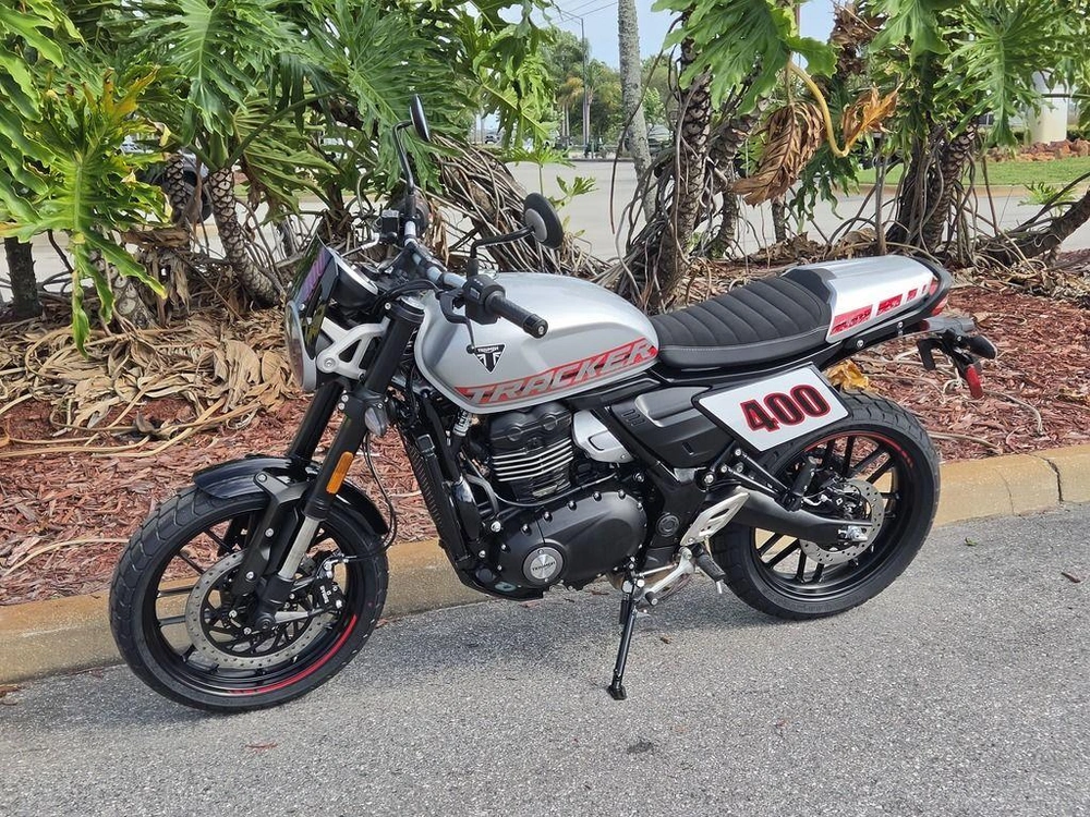 2026 Triumph Tracker 400 Aluminum Silver