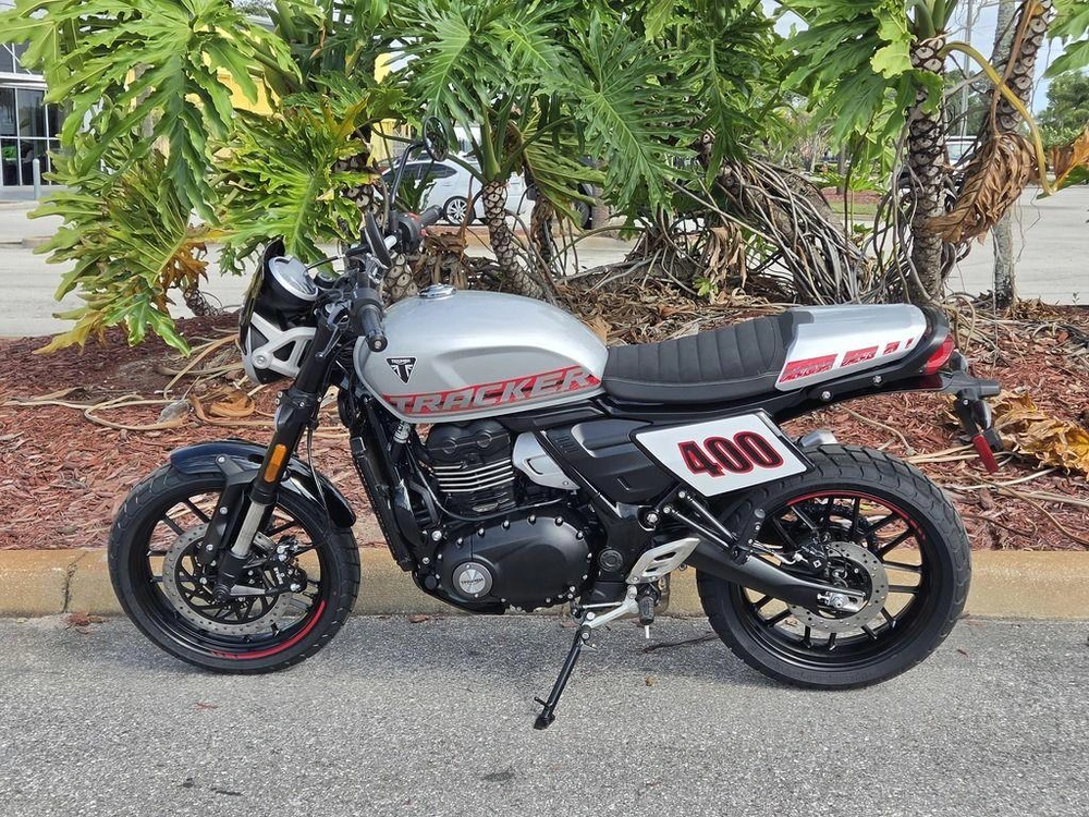 2026 Triumph Tracker 400 Aluminum Silver