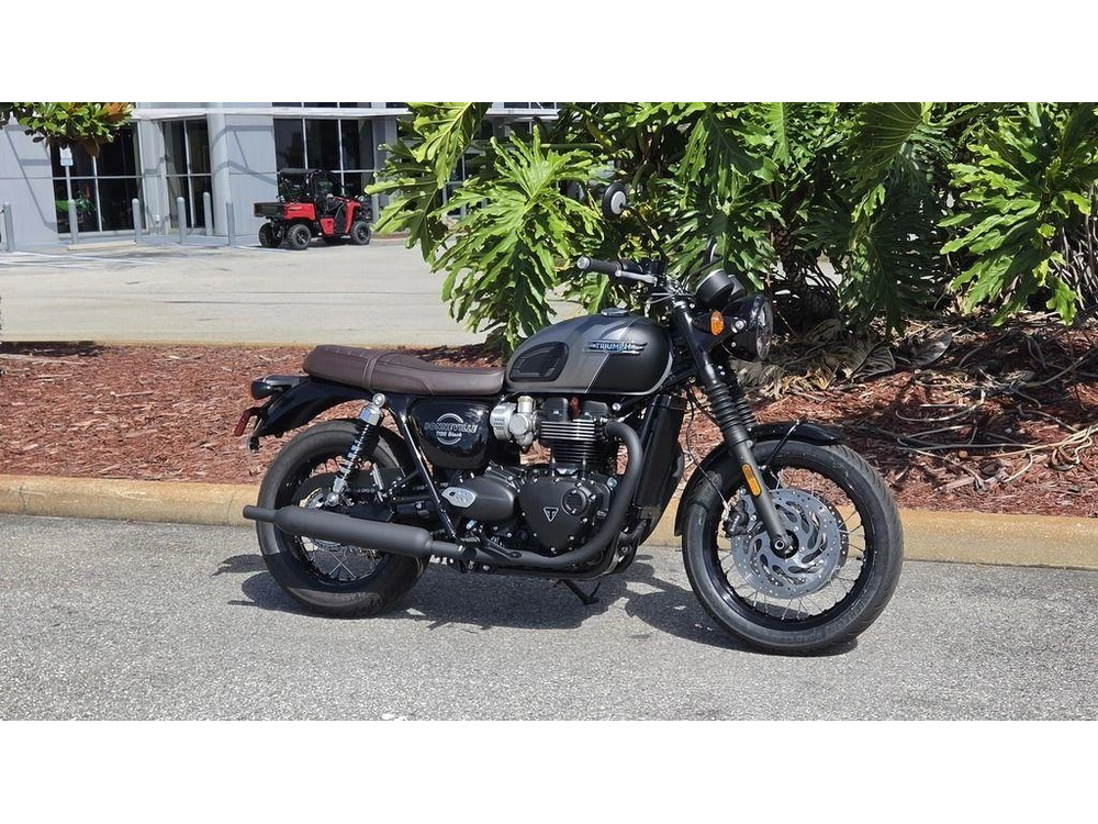 2026 Triumph Bonneville T120 Black Matt Silver Ice