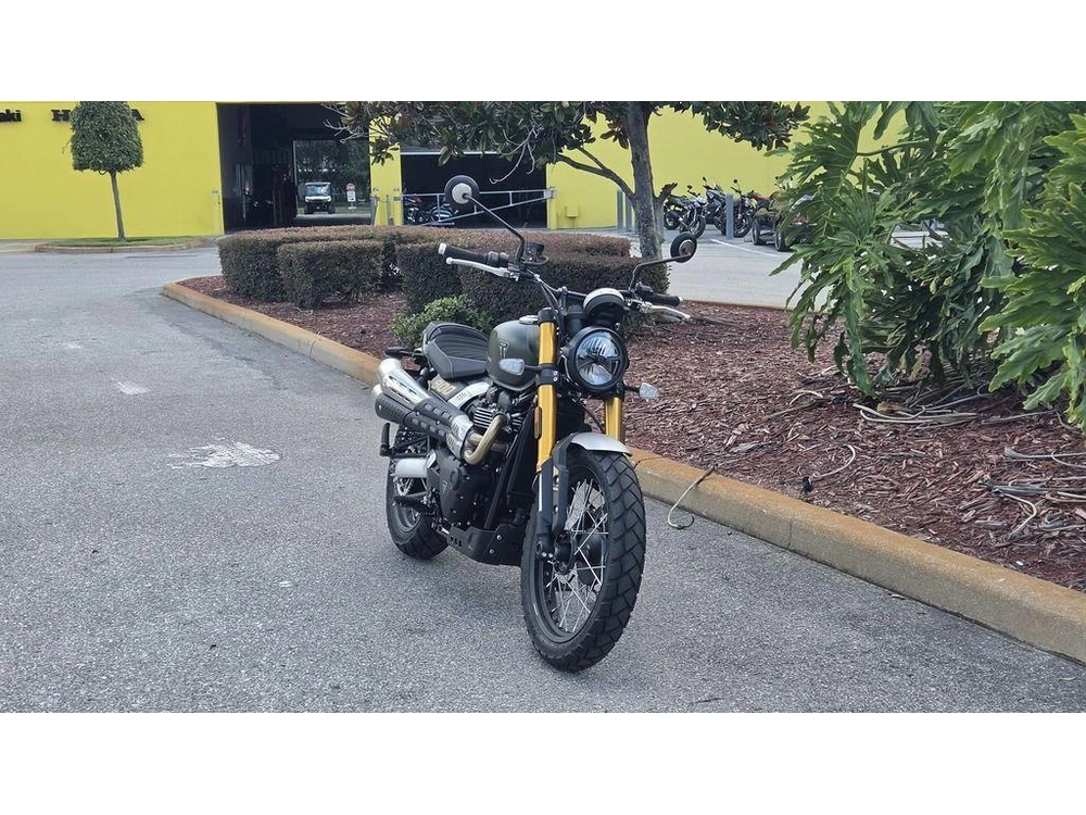 2026 Triumph Scrambler 900 Matt Khaki Green