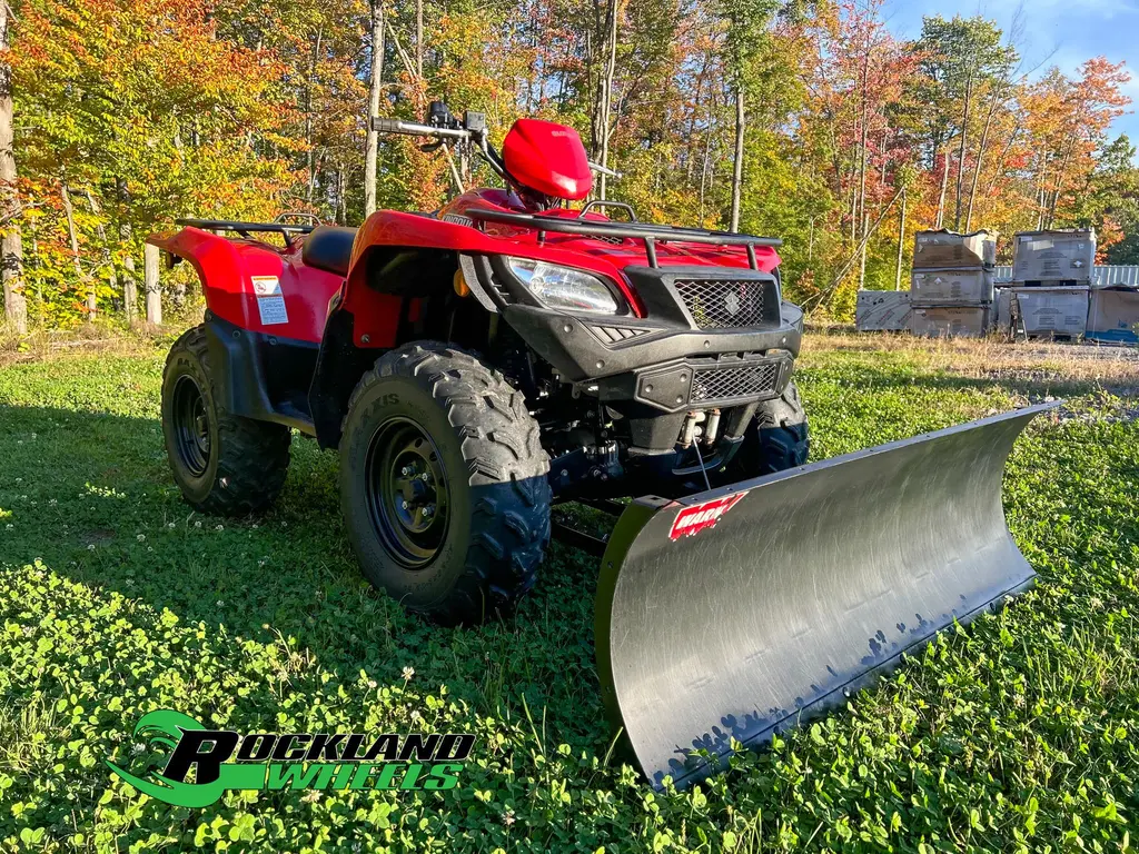 2015 Suzuki KINGQUAD 500 AXi with WARN PROVANTAGE PLOW SYSTEM
