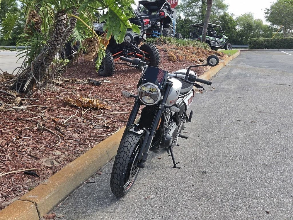 2026 Triumph Tracker 400 Aluminum Silver