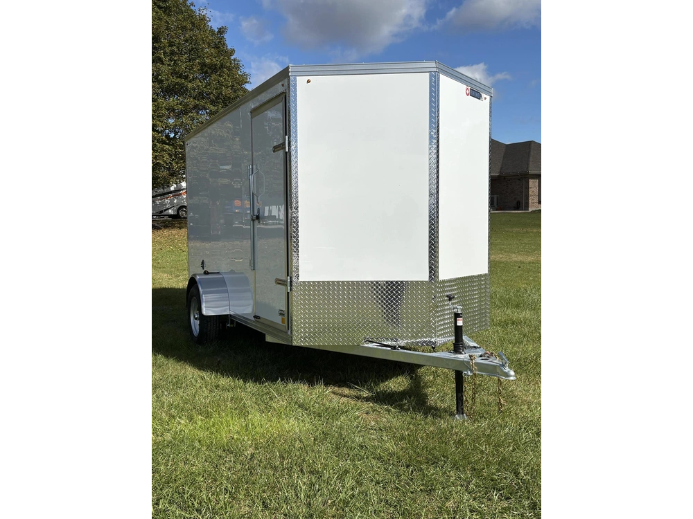 2027 Rhino Galvanized Enclosed 6' X 12' Sa Dd alt
