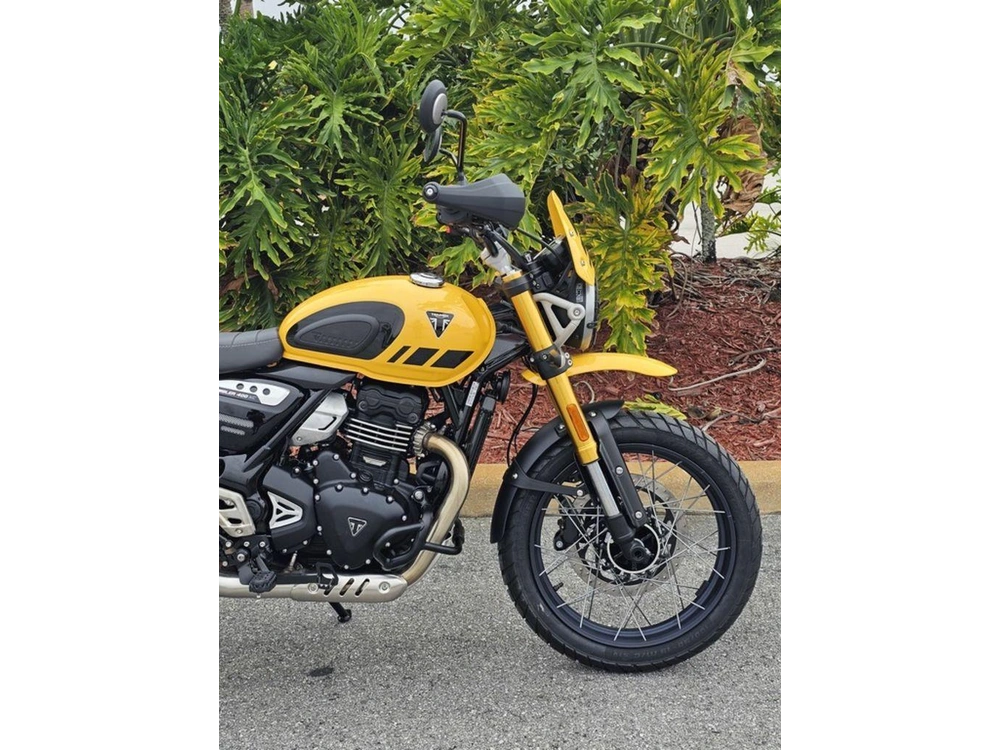 2026 Triumph Scrambler 400 Xc Racing Yellow