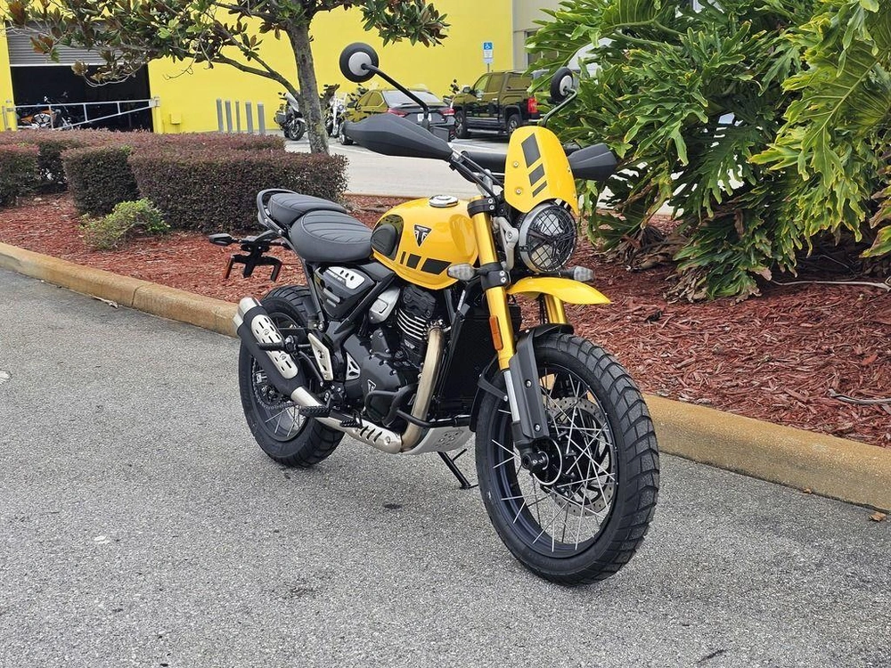2026 Triumph Scrambler 400 Xc Racing Yellow