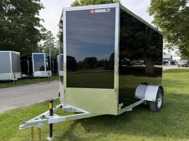 2027 Rhino Galvanized Enclosed 6' X 10' Sa Ramp alt