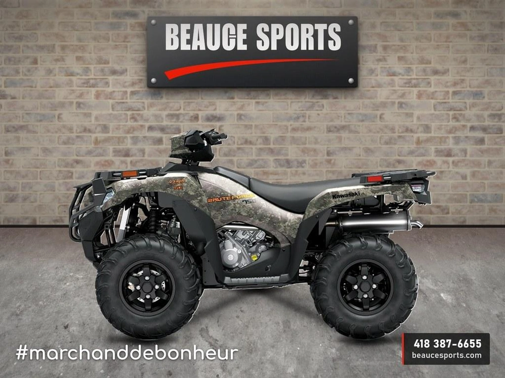 2027 Kawasaki Brute Force 750 Eps Se Vtt Chasse Bois Terrain Direction Assistée Grosse Cylindrée Puissant Travail Lourd Remorquage Sport-utilitaire 4×4 Solo Duo Outlander Grizzly Kingquad Sportsman alt