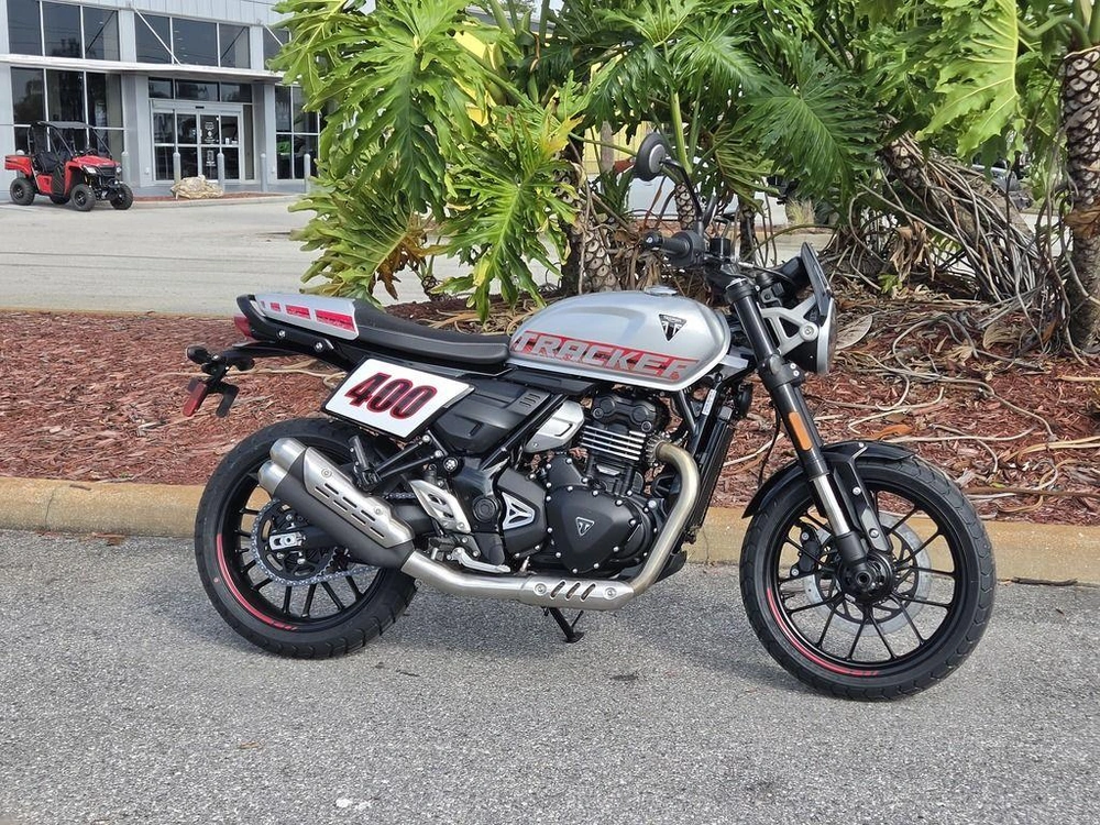 2026 Triumph Tracker 400 Aluminum Silver