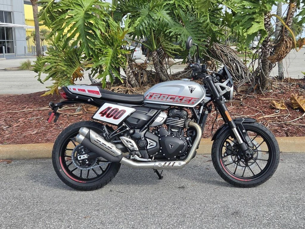 2026 Triumph Tracker 400 Aluminum Silver