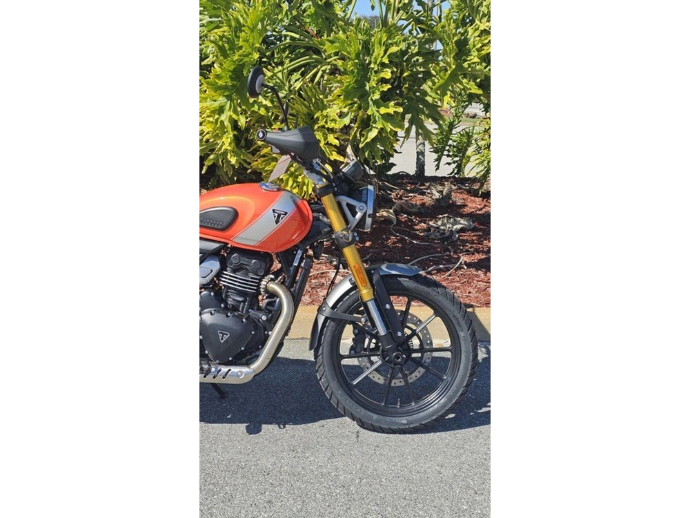 2026 Triumph Scrambler 400 X Baja Orange/aluminium