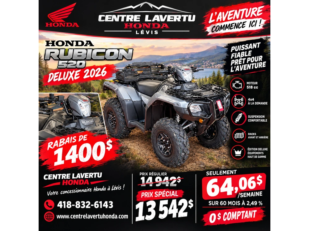 Honda Trx 520 Fa7 Deluxe 2026 alt