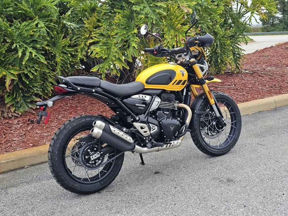2026 Triumph Scrambler 400 Xc Racing Yellow