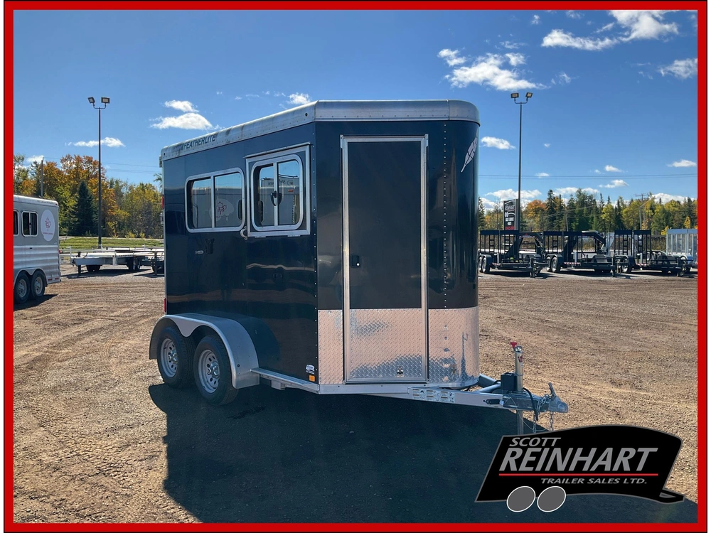 2011 Featherlite 2 Horse Straight Load 6'6"x11 Model 9407 Aluminum Horse Trailer alt