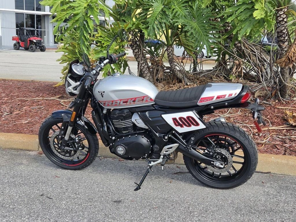 2026 Triumph Tracker 400 Aluminum Silver
