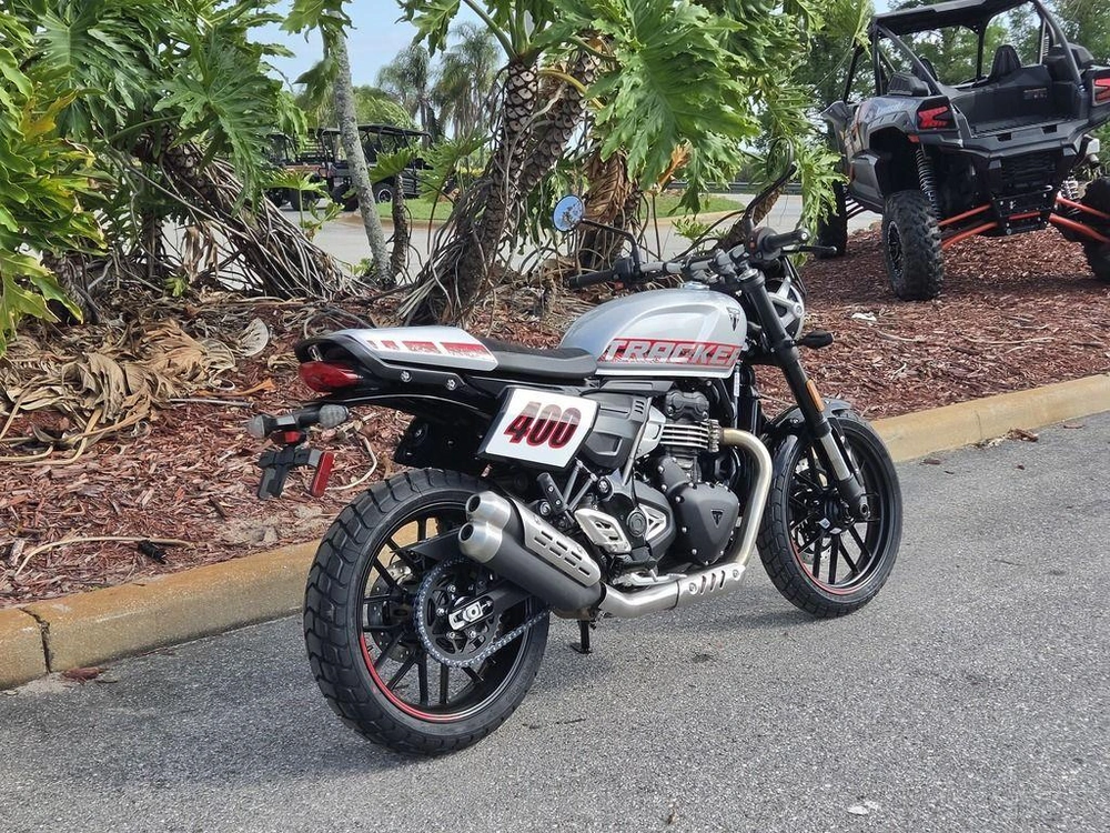 2026 Triumph Tracker 400 Aluminum Silver