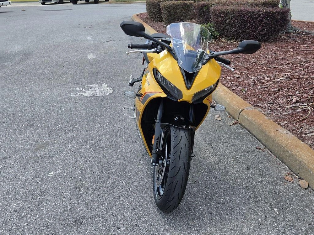 2026 Triumph Daytona 660 Cosmic Yellow / Sapphire Black