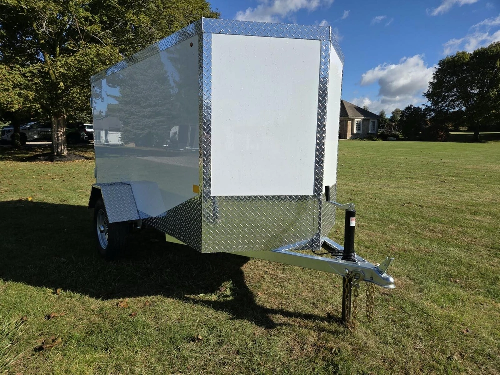 2027 Rhino Galvanized Enclosed 4' X 8' Ramp