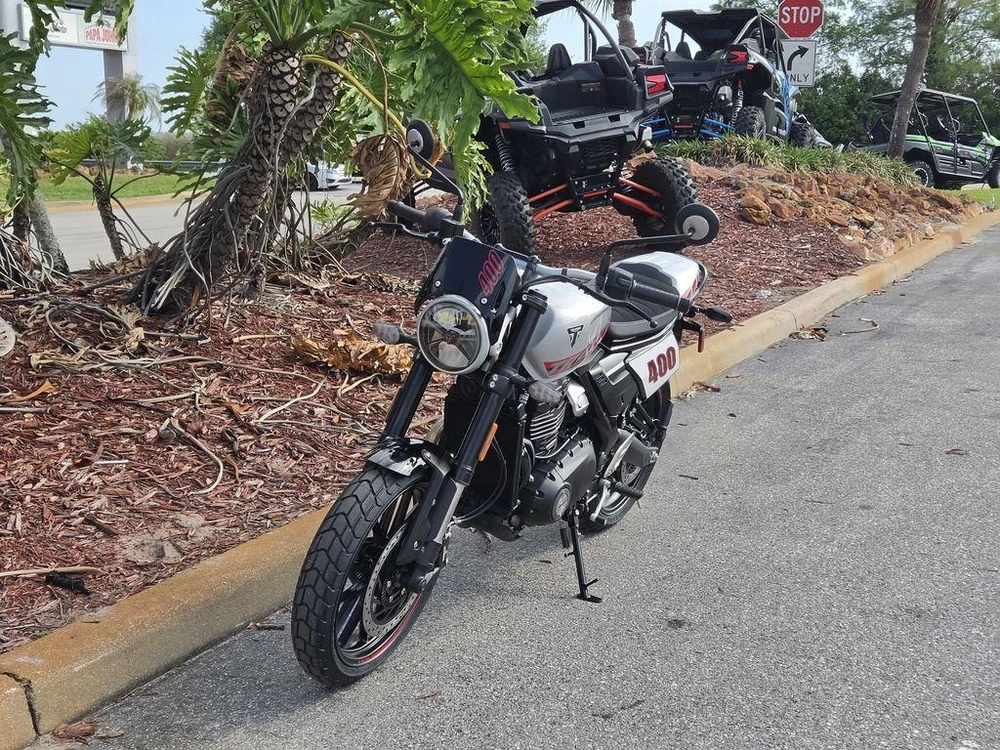 2026 Triumph Tracker 400 Aluminum Silver