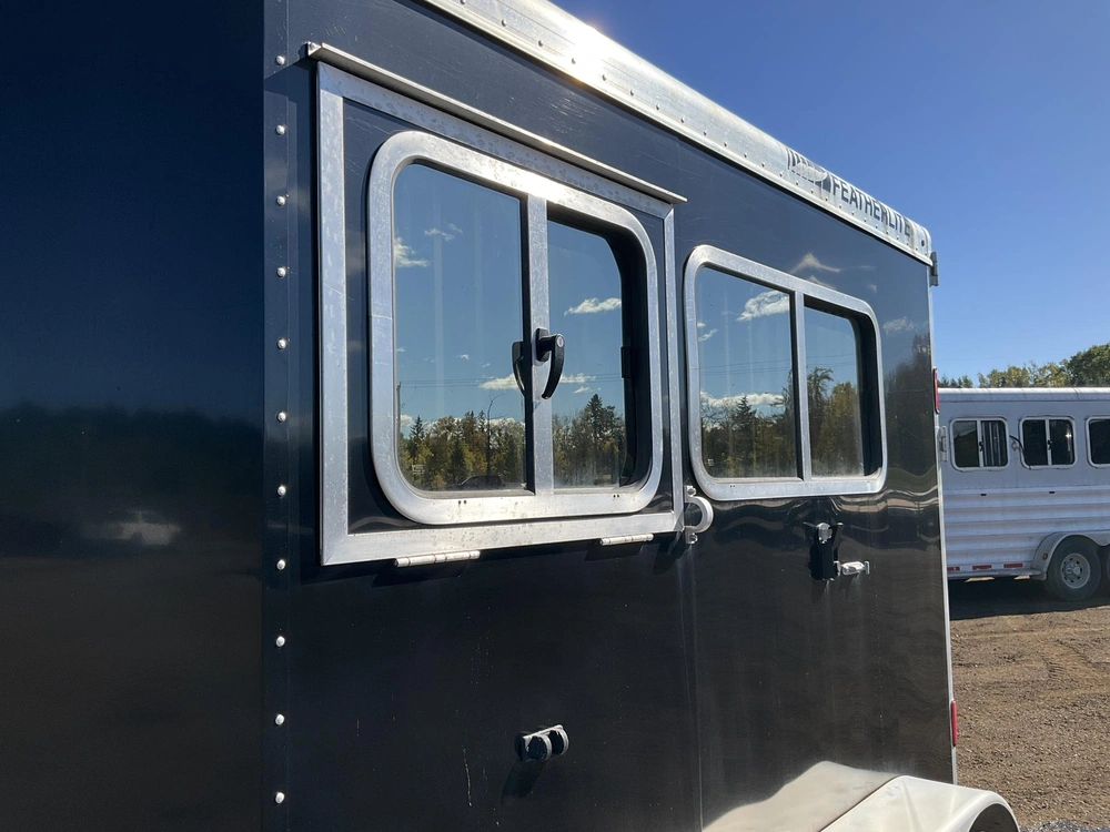 2011 Featherlite 2 Horse Straight Load 6'6"x11 Model 9407 Aluminum Horse Trailer alt
