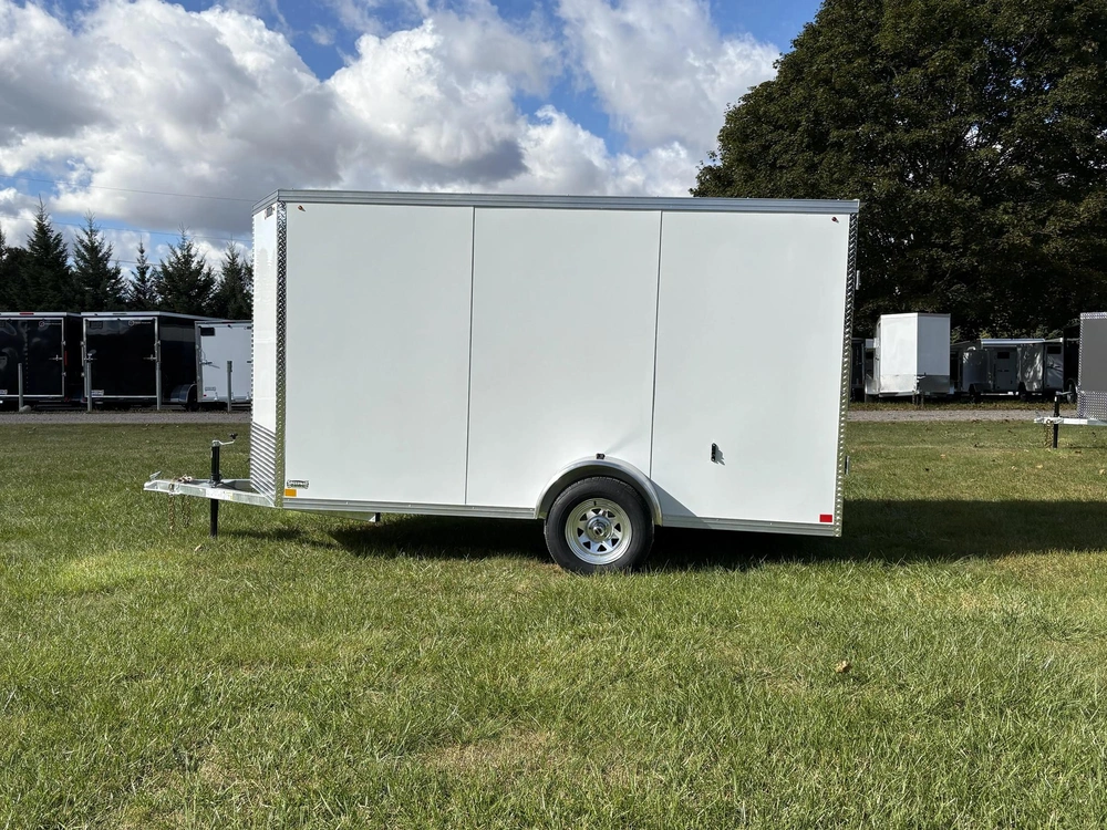 2027 Rhino Galvanized Enclosed 6' X 12' Sa Dd alt