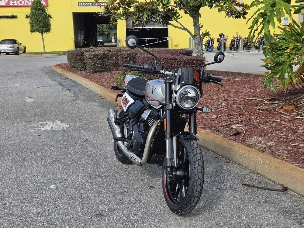 2026 Triumph Tracker 400 Aluminum Silver