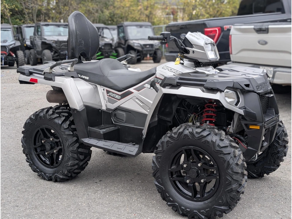 2018 Polaris Sportsman Touring 570 Titanium Eps 2 Places Vtt 2 Places Confort Passager Duo Balade Sentier Chasse Bois Direction Assistée Inspecté Prêt À Rouler Familial Outlander Max Kodiak Trv Kingquad alt