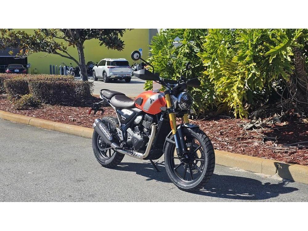 2026 Triumph Scrambler 400 X Baja Orange/aluminium