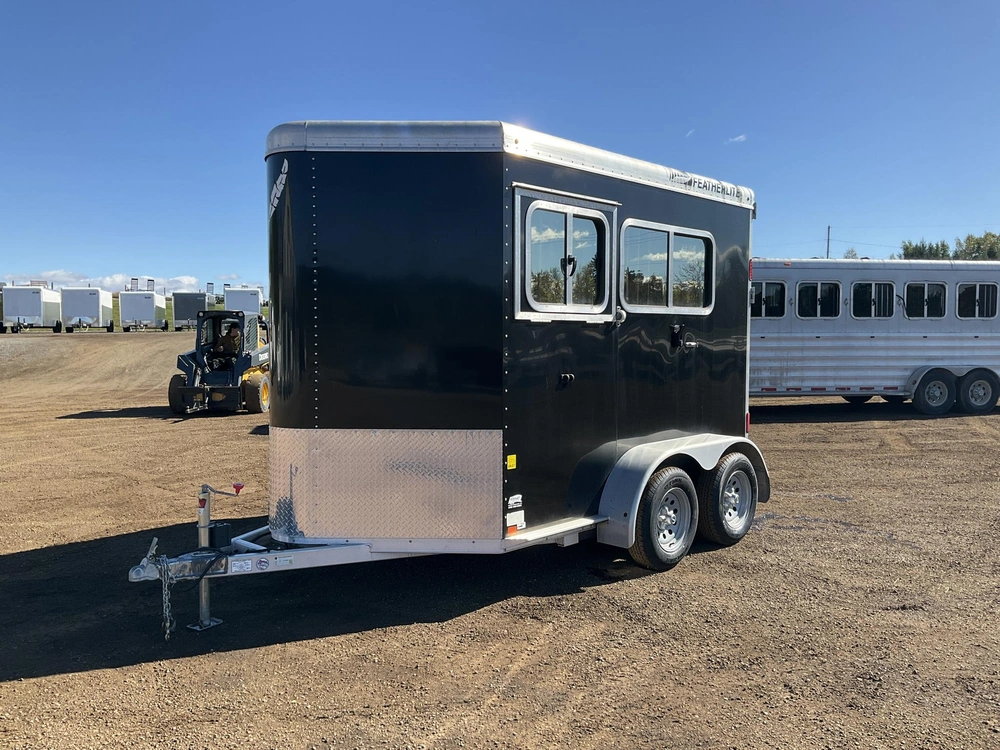 2011 Featherlite 2 Horse Straight Load 6'6"x11 Model 9407 Aluminum Horse Trailer alt