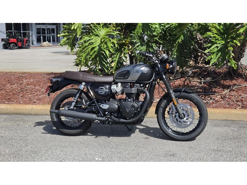 2026 Triumph Bonneville T120 Black Matt Silver Ice