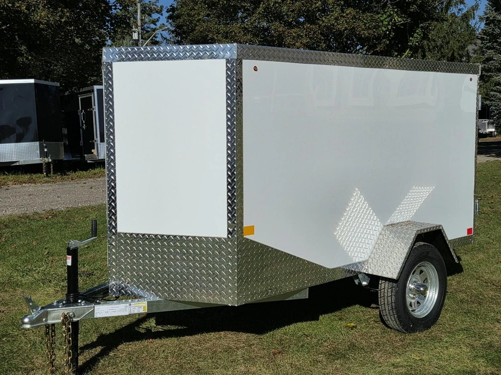 2027 Rhino Galvanized Enclosed 4' X 8' Ramp
